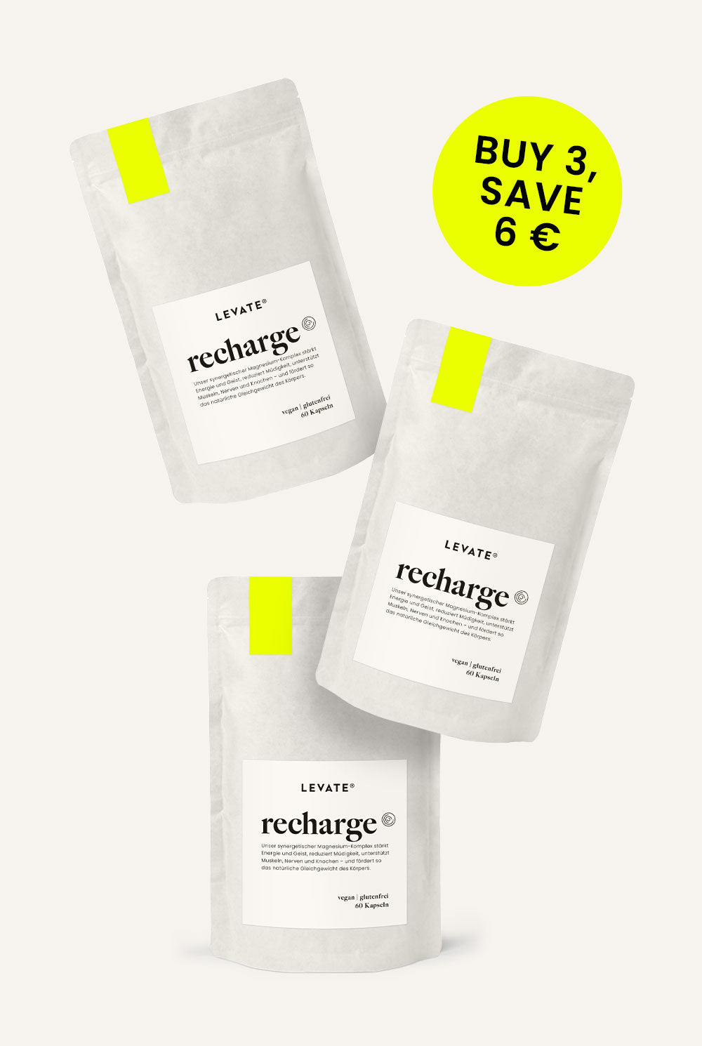 Recharge | Magnesiumkomplex mit Vitamin B6