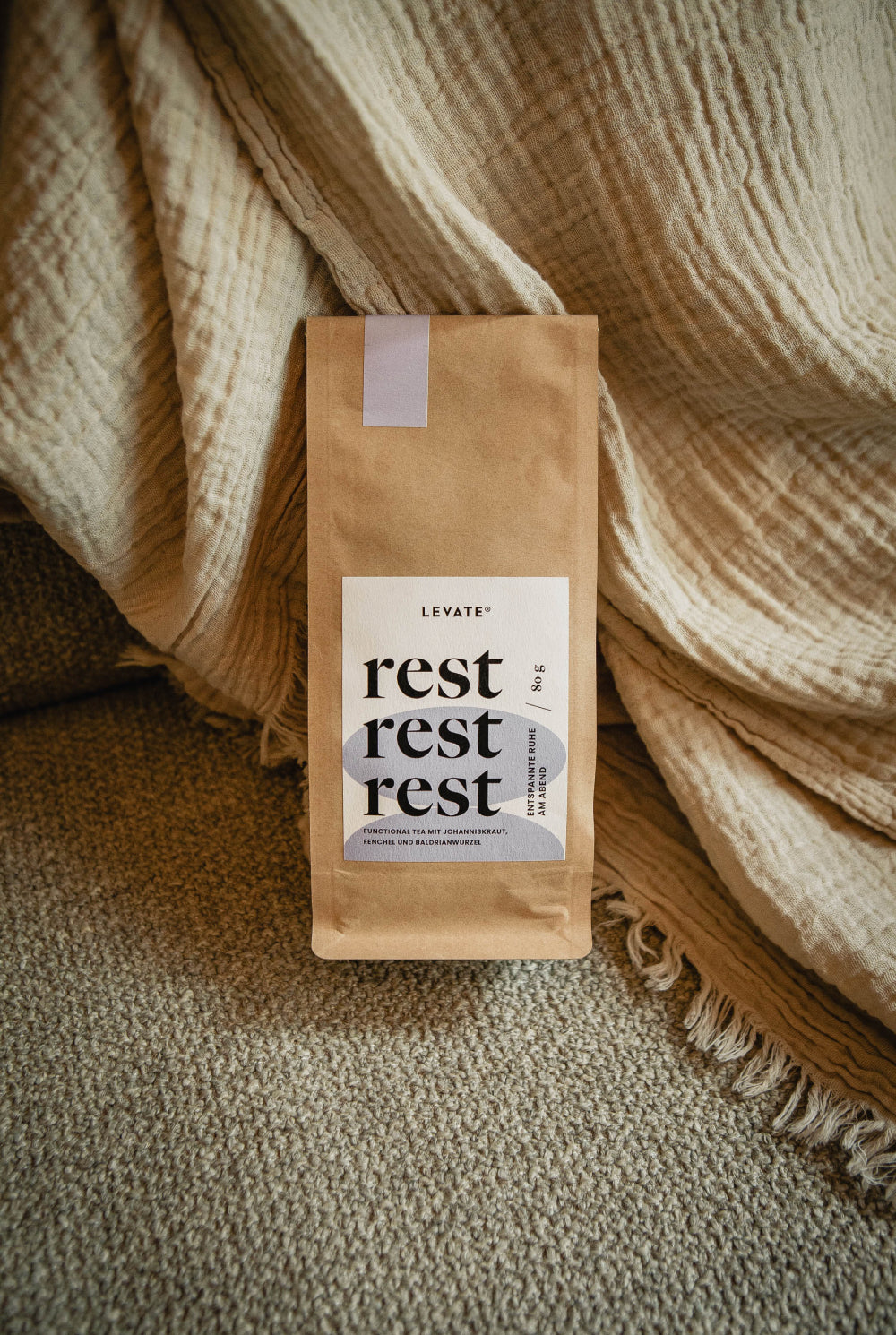 Rest | Abendtee mit Johanneskraut, Fenchel & Baldrianwurzel